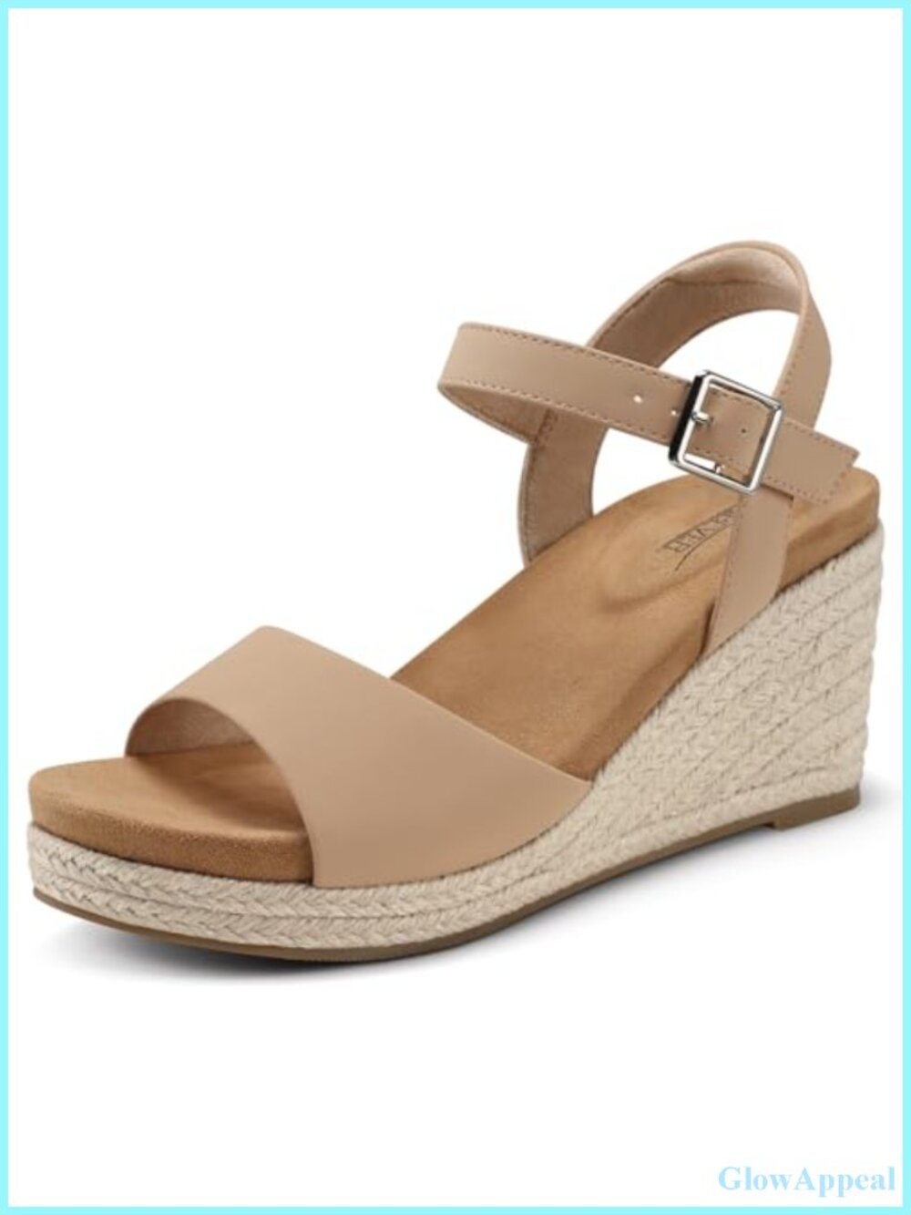 Wedge Sandals Comfortable Dressy Platform Espadrilles with Arch Support